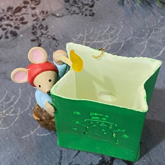 Hallmark Keepsake Ornament Chris Mouse Luminaria, SIGNED Magic Collector Series - Picture 2 of 8